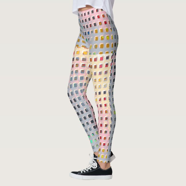 Leggings Color en la cuadrícula (Izquierda)