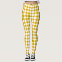 Color Retro Cuadros de Mostaza Amarillo Gingham