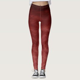 Leggings color rojo oscuro
