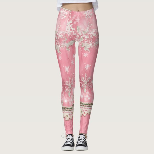 Leggings Color rosa (Anverso)