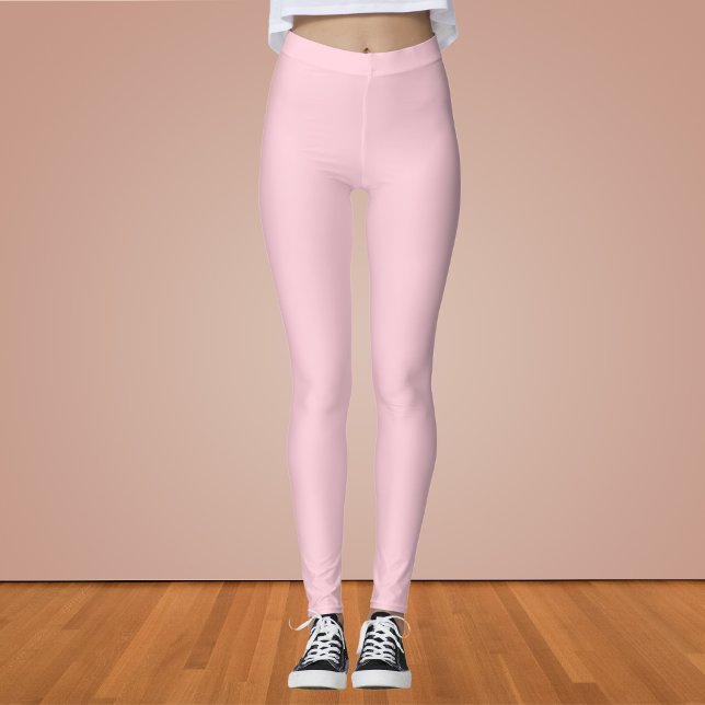 Leggings Color sólido rosa milenal (Subido por el creador)
