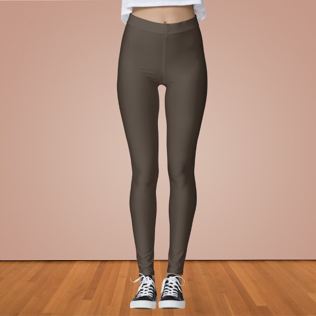 Leggings Color sólido taupe (Subido por el creador)