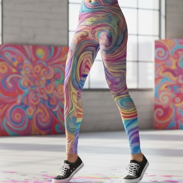 Leggings Color Swirls  (Subido por el creador)