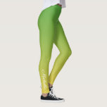 Leggings Color verde y amarillo oscuro personalizado<br><div class="desc">Color verde y amarillo oscuro personalizado</div>
