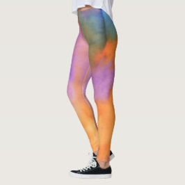 Leggings Colorante y vibrante tinte multicolor