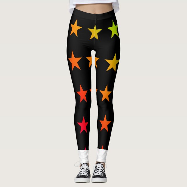 Leggings Colored stars (Anverso)