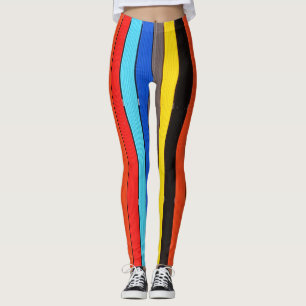 Leggings Colores arcoiris a rayas