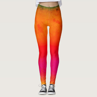 Leggings Colores brillantes texturizados en las polainas