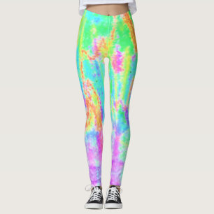 Leggings Colores claros Naranja rosa turquesa verde