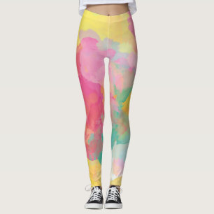 Leggings Colores de agua Pastel