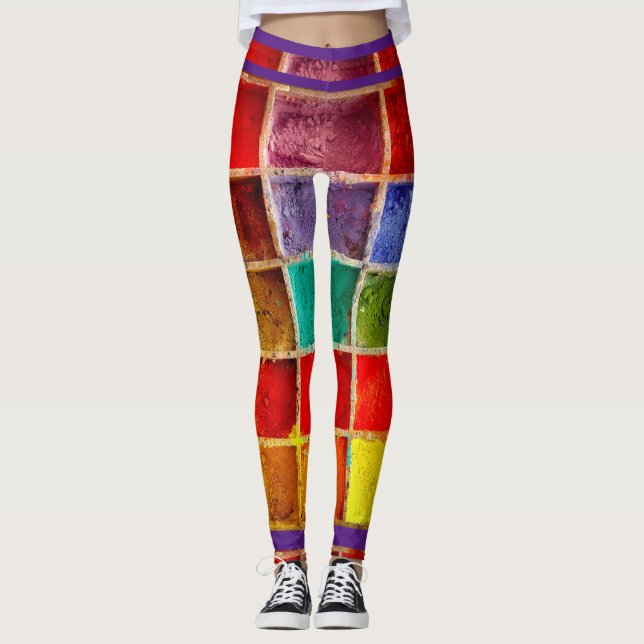 Leggings Colores de arte (Anverso)