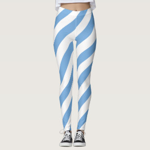 Leggings Colores de bandera nacional argentina en diagonal