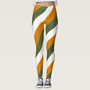 Leggings Colores de bandera nacional de Chipre diagonales r
