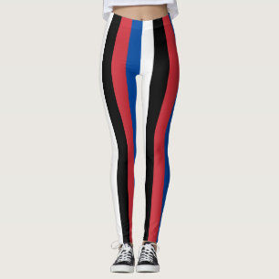 Leggings Colores de bandera nacional de Corea del Sur a ray