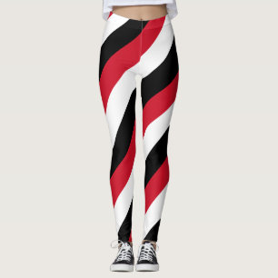 Leggings Colores de bandera nacional de Iraq en diagonal a