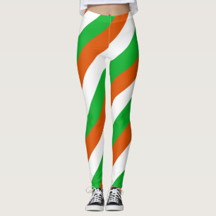 Leggings Colores de bandera nacional de Níger diagonales ra