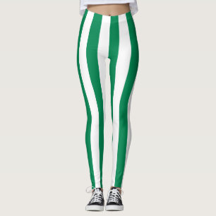 Leggings Colores de bandera nacional de Nigeria a rayas ver