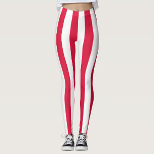 Leggings Colores de bandera nacional de Polonia con bandas 