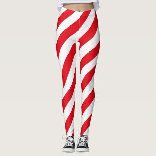 Leggings Colores de bandera nacional turcos diagonales raya
