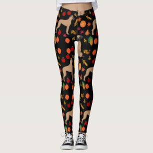 Leggings Colores de caídas del Gran Dane Fawn