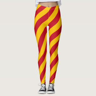 Leggings Colores de la bandera nacional de España en franja
