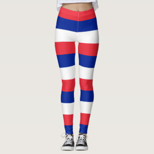 Leggings Colores de la bandera nacional de Francia, horizon