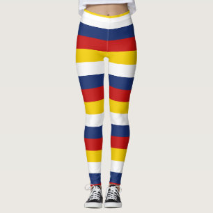 Leggings Colores de la bandera nacional de Kiribati en fran