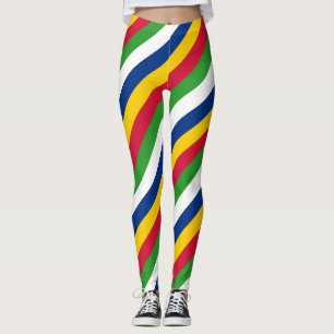 Leggings Colores de la bandera nacional de la República Cen