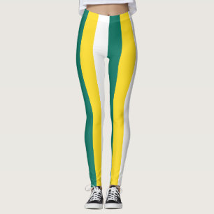Leggings Colores de la bandera nacional de Macao con tiras