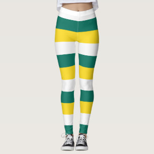 Leggings Colores de la bandera nacional de Macao con tiras 