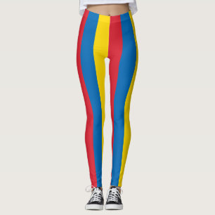 Leggings Colores de la bandera nacional de Mongolia con tir