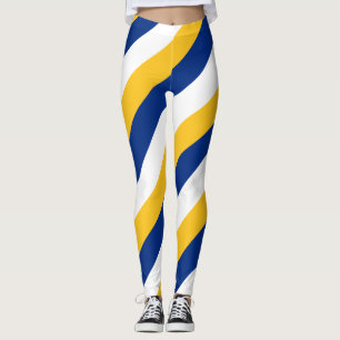 Leggings Colores de la bandera nacional de Nauru en diagona