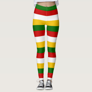 Leggings Colores de la bandera nacional de Tayikistán en fr