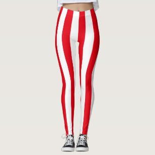 Leggings Colores de la bandera nacional de Túnez con franja