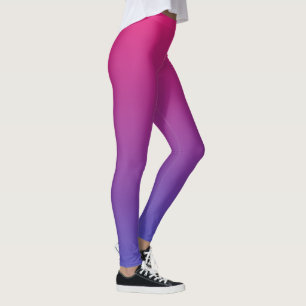 Leggings Colores degradados rosa y púrpura