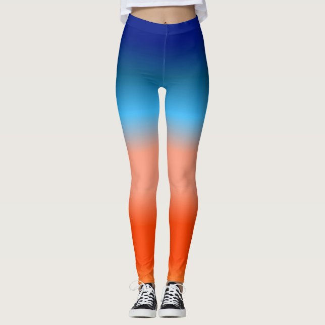 Leggings Colores del amanecer Ombre (Anverso)