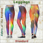 LEGGINGS - Colores del arcoiris<br><div class="desc">Para los que les gusta usar colores llamativos, este diseño ofrece todos los colores del arcoiris, y tal vez algunos otros. Disponible en cinco tamaños para mujeres (XS, S, M, L, XL). Consulte la descripción "Acerca de este producto" a continuación para obtener información general sobre el tamaño y el producto....</div>