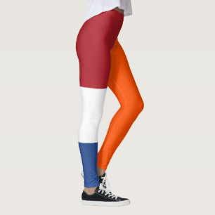 Leggings Colores del Naranja azul rojo holandés