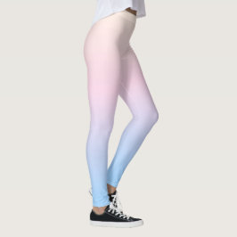 Leggings colores elegantes de color rosa pastel azul brilla