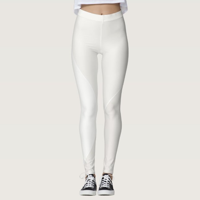 Leggings Colores en colores pastel blancos beige elegantes (Anverso)