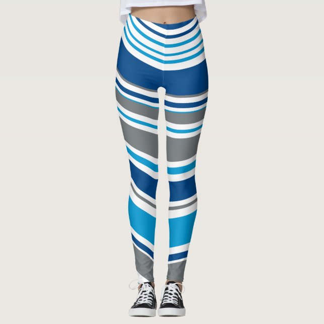 Leggings Colores estilo retro olas  (Anverso)