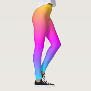 Leggings Colores Fluidos Alegres Damas Coloridas Moda