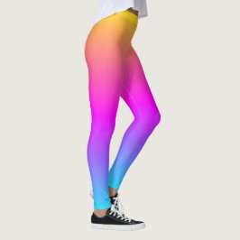 Leggings Colores Fluyentes Moda Femenina Alegre Colorida