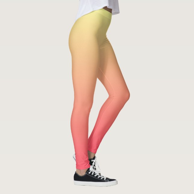 Leggings Colores gradientes rojos y amarillos (Derecha)