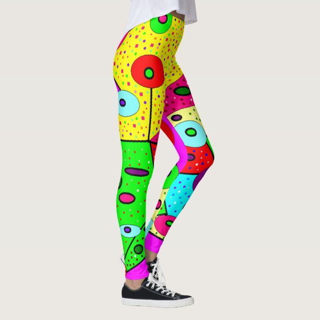Leggings Colores mezclados de los modelos brillantes (Derecha)