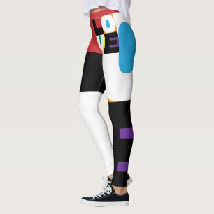 Leggings Colores Originales Dinámicos de Arcoíris de Amor G