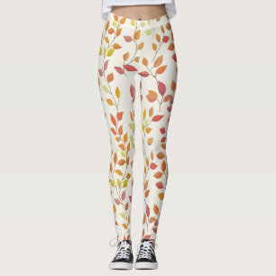 Leggings Colores otoñales de hoja