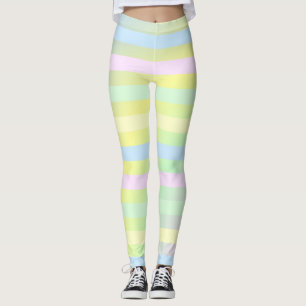 Leggings Colores pastel del arcoiris