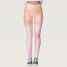 Leggings Colores pastel patrón artístico pintado a la acuar