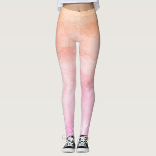 Leggings Colores pastel patrón artístico pintado a la acuar